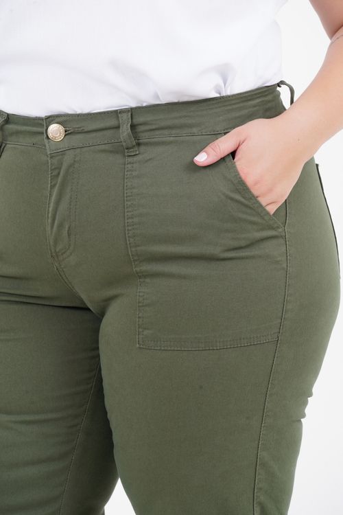 Calça Reta Plus Size Graça