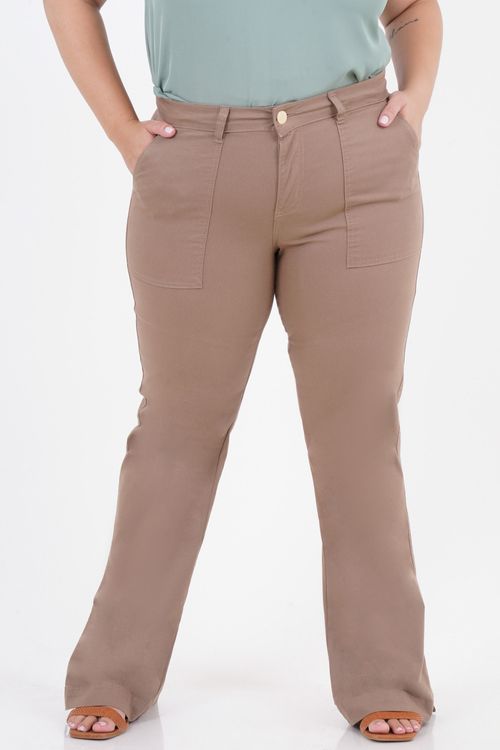 Calça Reta Plus Size Graça