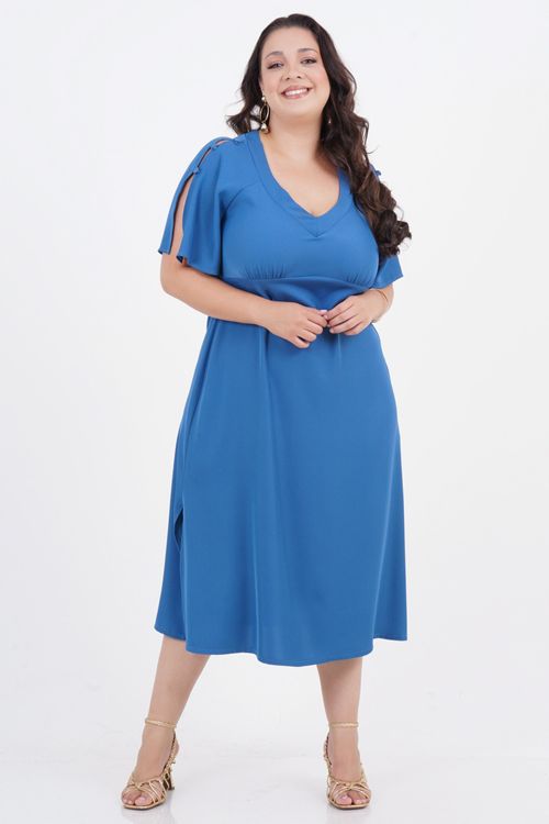 Vestido Plus Size Amanda Midi