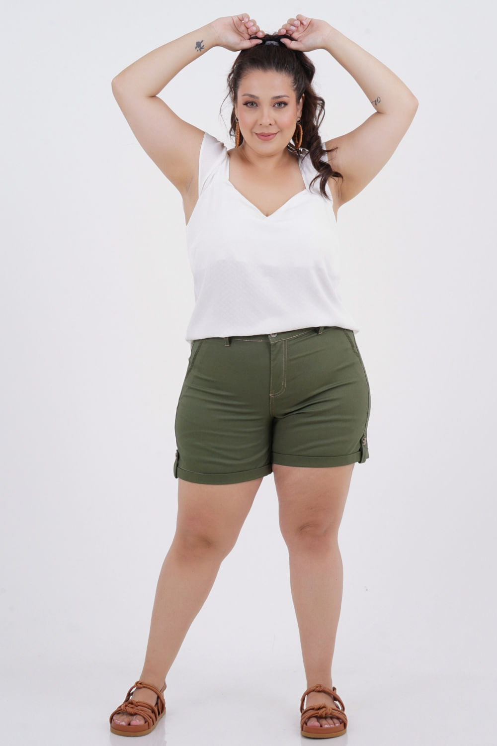 Regata Plus Size Nádia Jeans - Program Moda