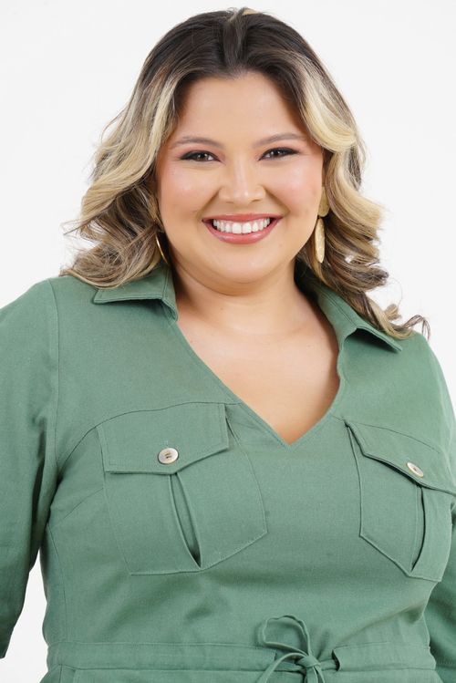 Vestido Plus Size Compaixão Médio