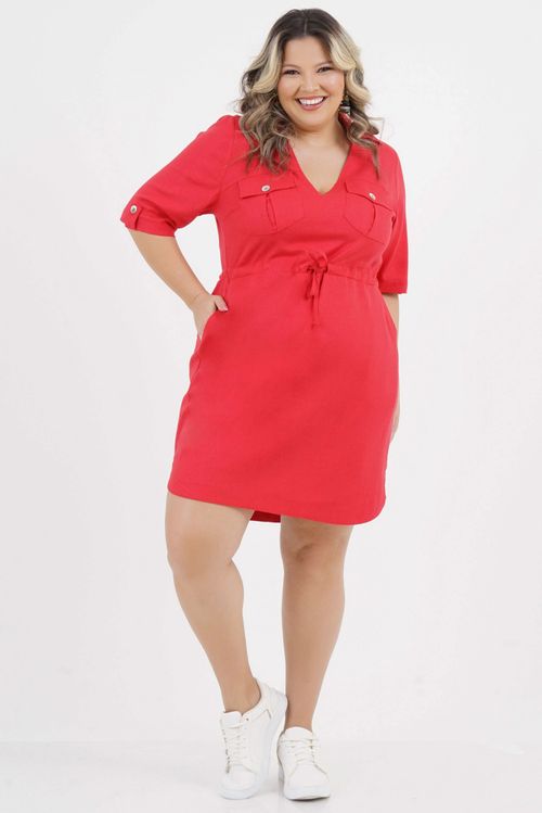 Vestido Plus Size Compaixão Médio