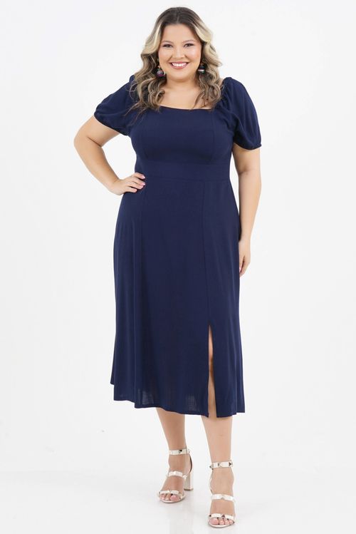 Vestido Plus Size Respiro Midi