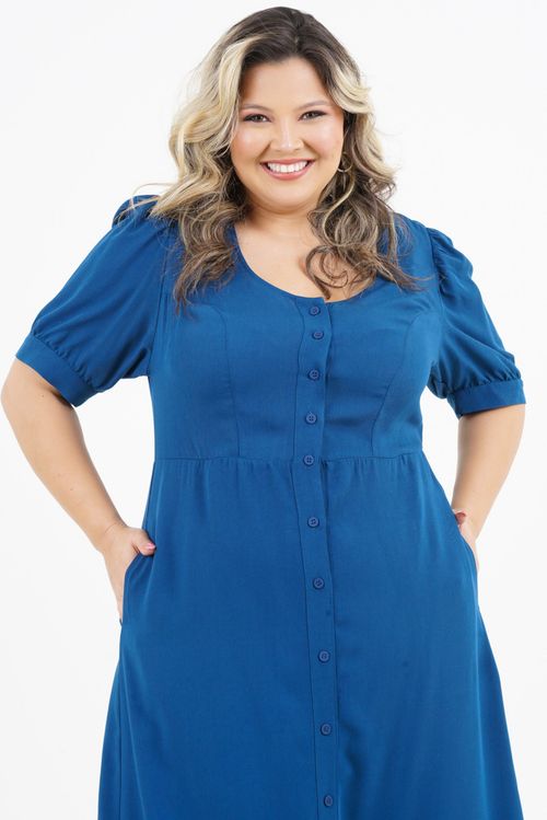 Vestido Plus Size Sensorial Midi