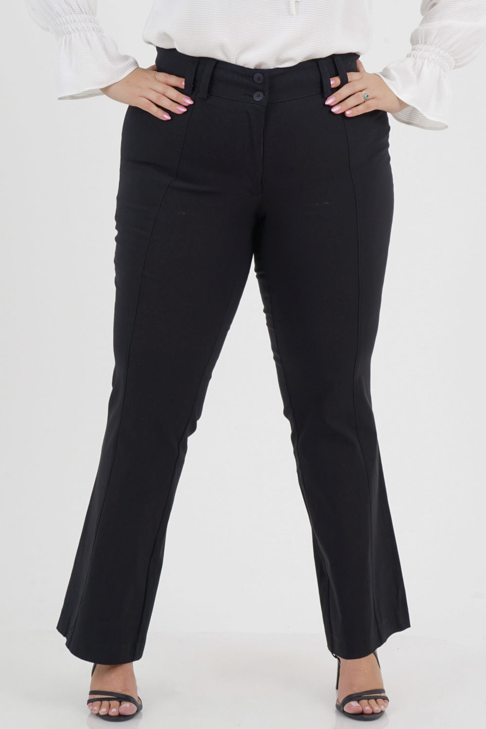 Calça Boot Cut Plus Size Terra