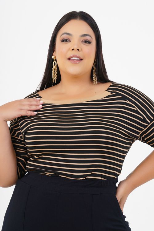 Blusa Plus Size Inspire Manga 3/4