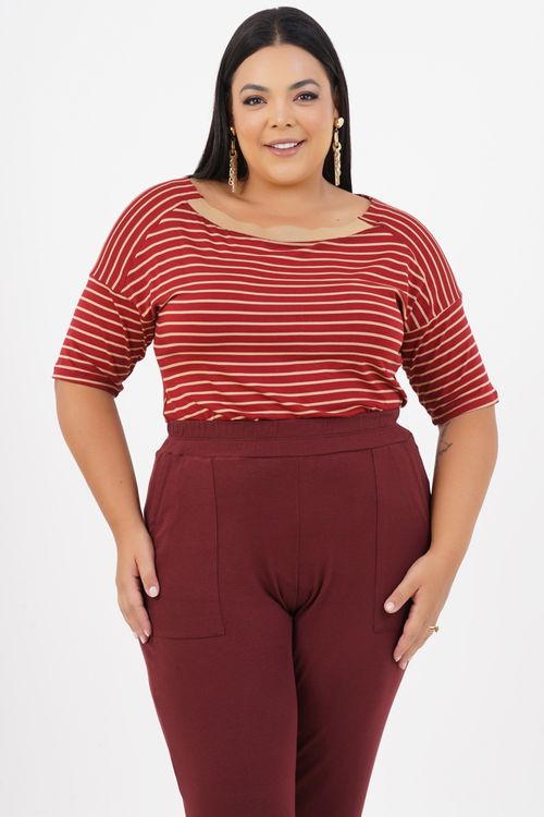 Blusa Plus Size Inspire Manga 3/4