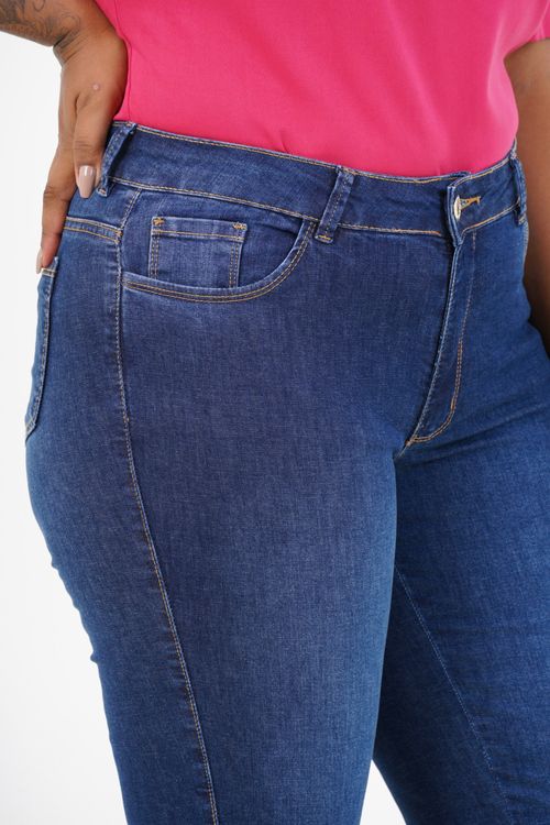 Calça Slim Plus Size Imensidão Jeans