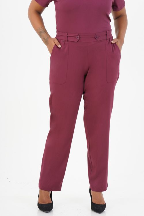 Calça Reta Plus Size Vital