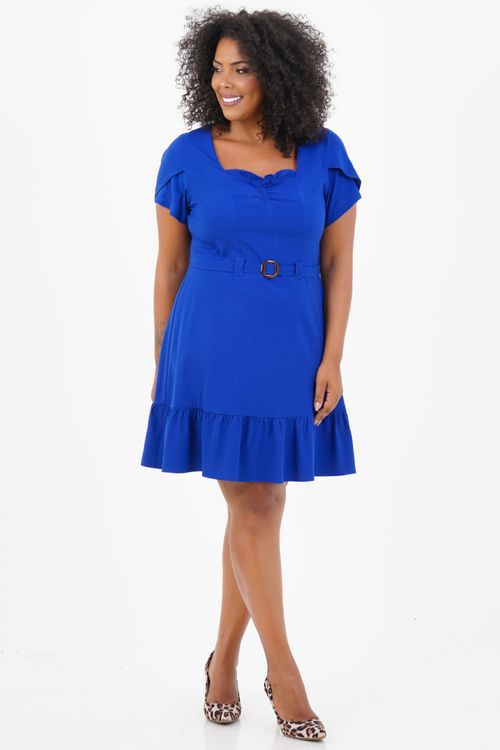 Vestido Plus Size Elevação Curto