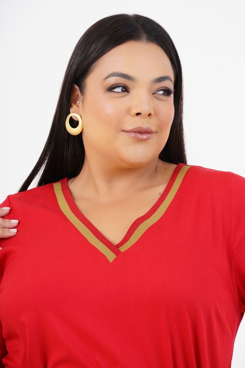 Vestido Plus Size Descanso Médio