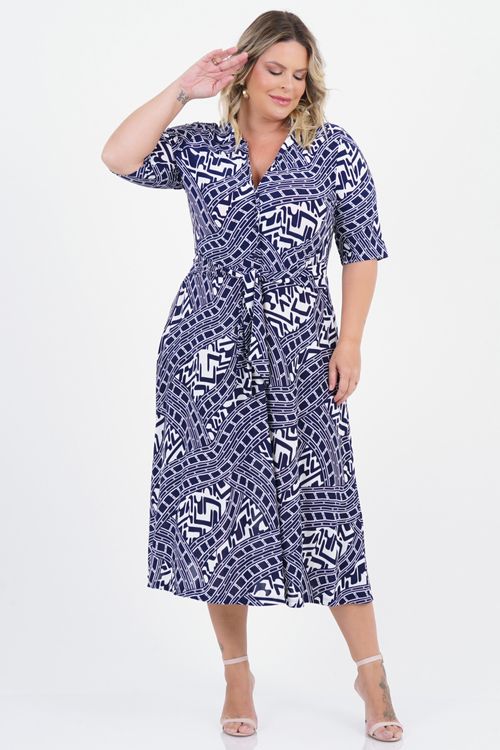 Vestido Plus Size Brisa Midi
