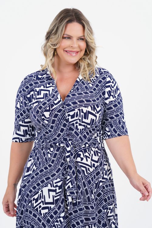 Vestido Plus Size Brisa Midi