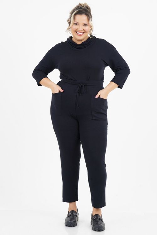 Calça Cenoura Plus Size Fé