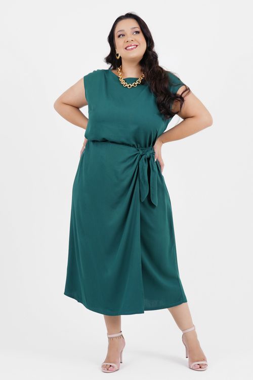 Vestido Plus Size Gratidão Midi