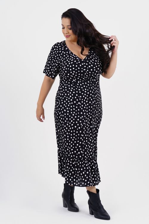 Vestido Plus Size Regenerador Midi
