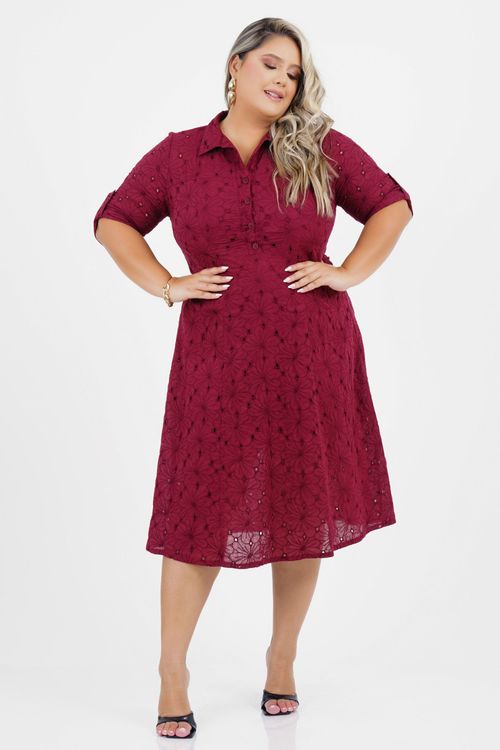 Vestido Plus Size Transformar Midi Laise
