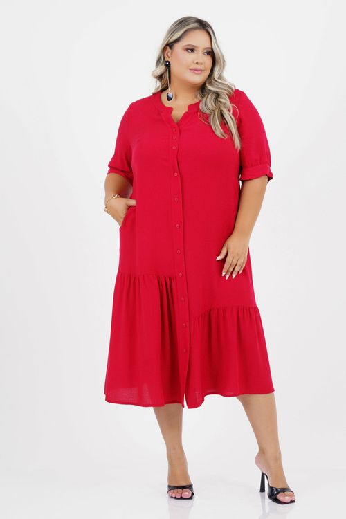 Vestido Plus Size Ciclo Midi