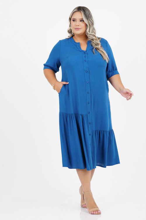 Vestido Plus Size Ciclo Midi