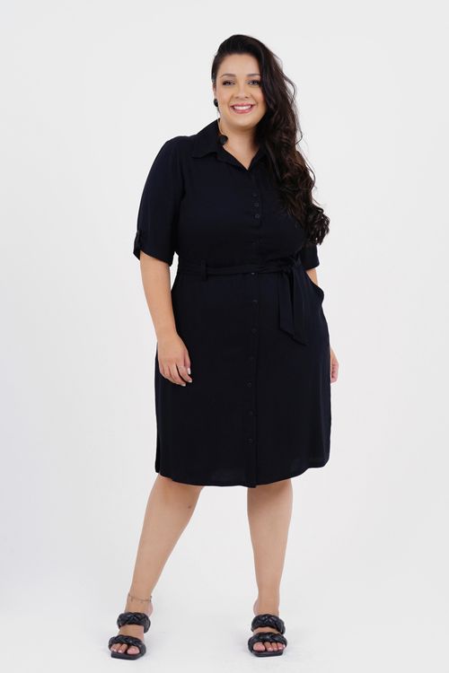 Vestido Plus Size Meditar Médio