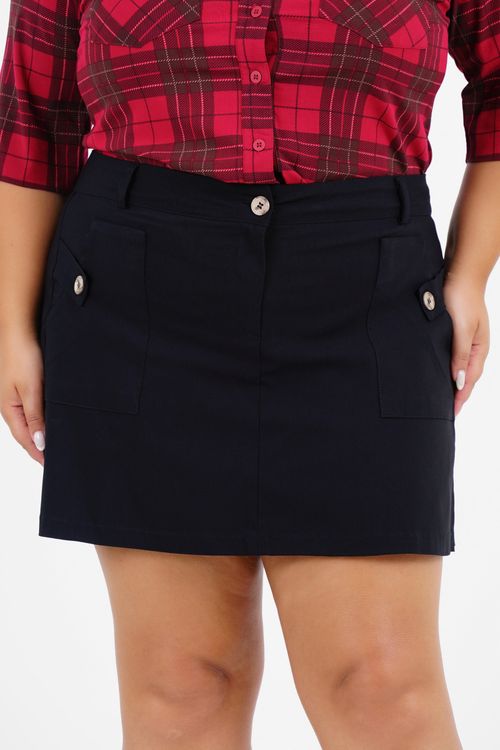 Short Saia Plus Size Inteligência