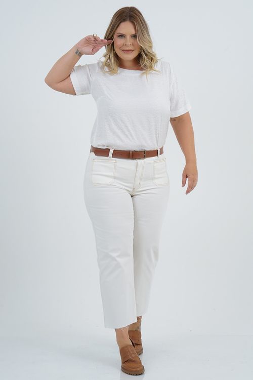 Blusa Plus Size Imunidade Manga 3/4