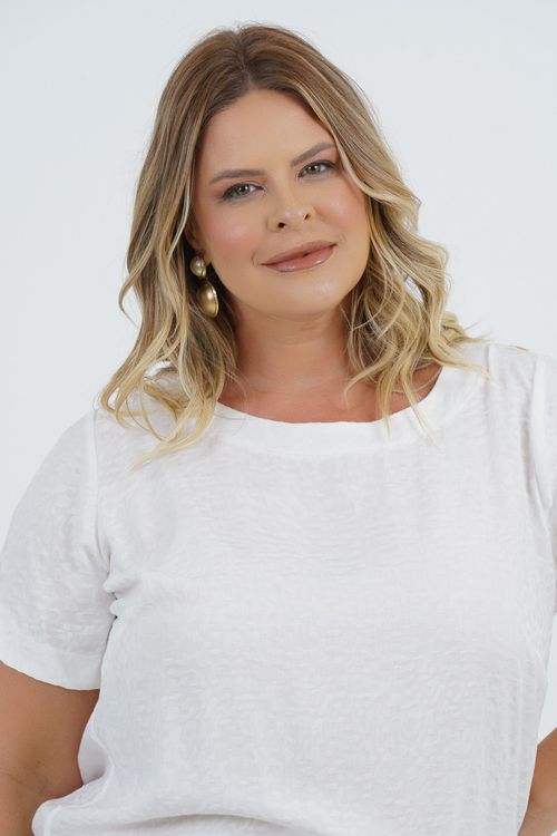 Blusa Plus Size Imunidade Manga 3/4