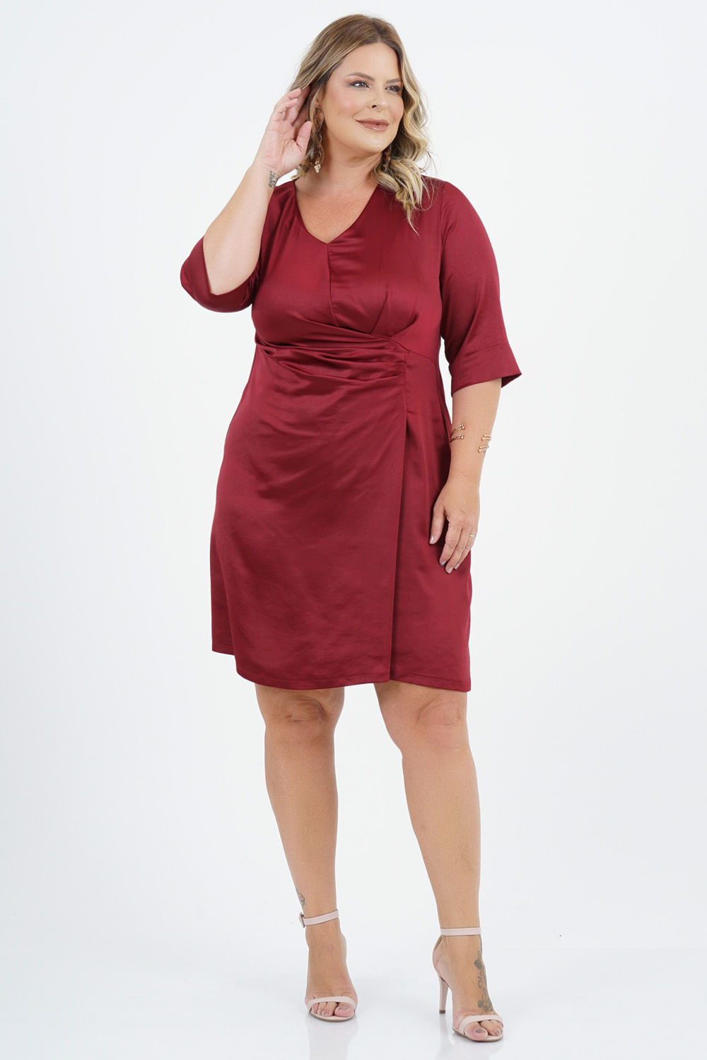Vestido Plus Size Amor Médio