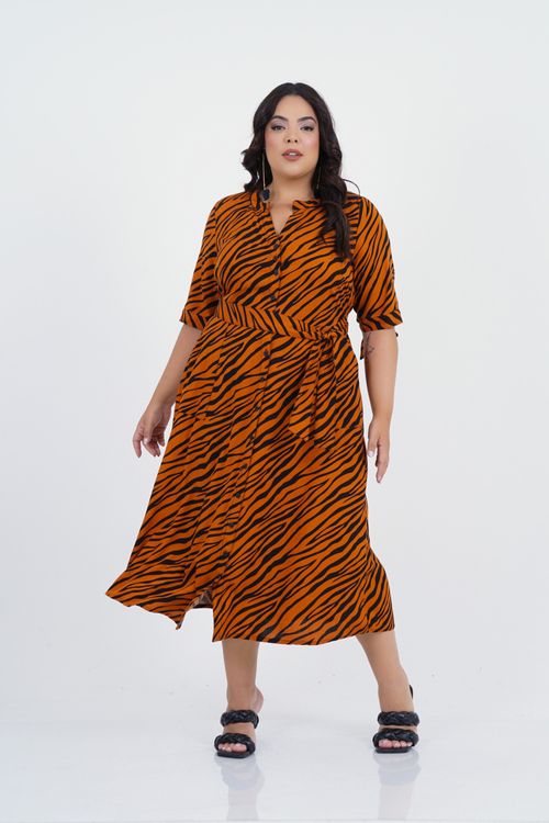 Vestido Plus Size Yoga Midi