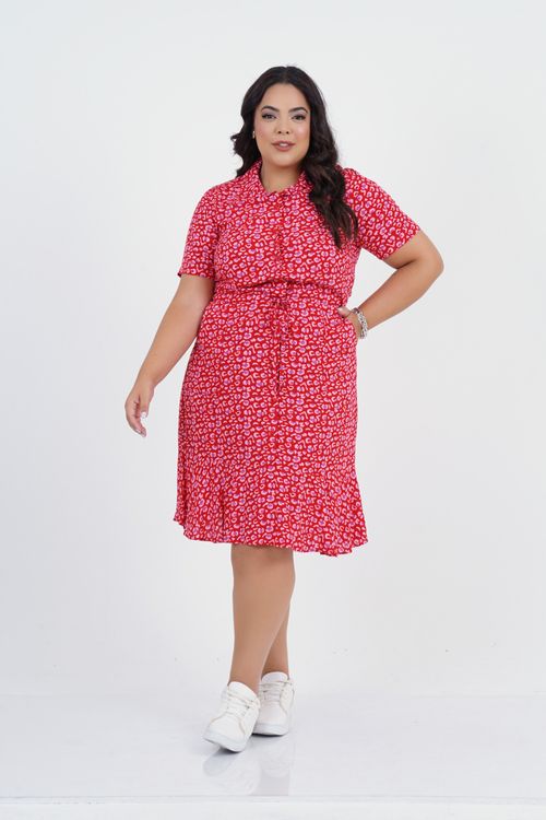 Vestido Plus Size Amenidade Médio