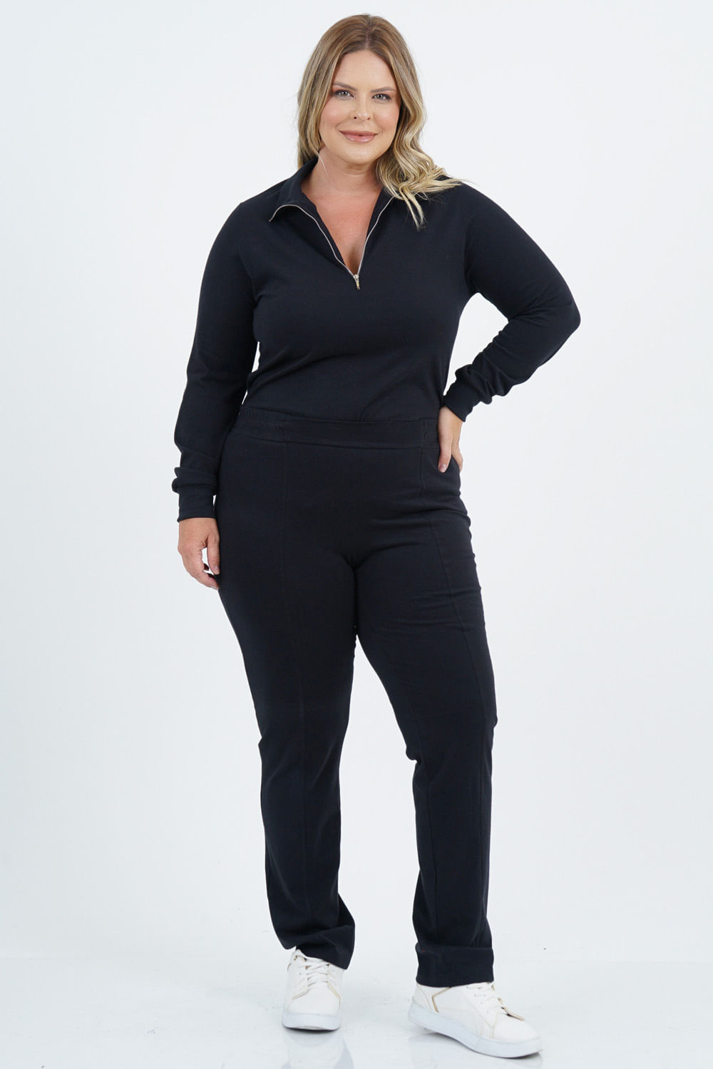 Calça Cenoura Plus Size Orgânico