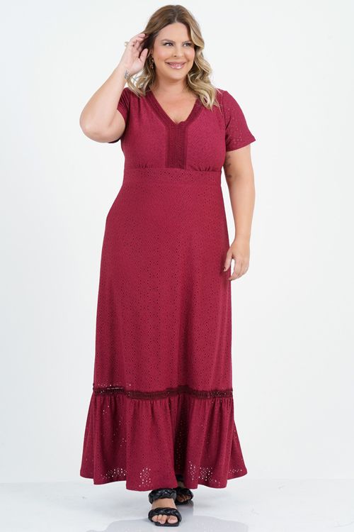 Vestido Plus Size Sossego Longo Laise