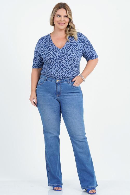 Blusa Plus Size Sensatez Manga Curta