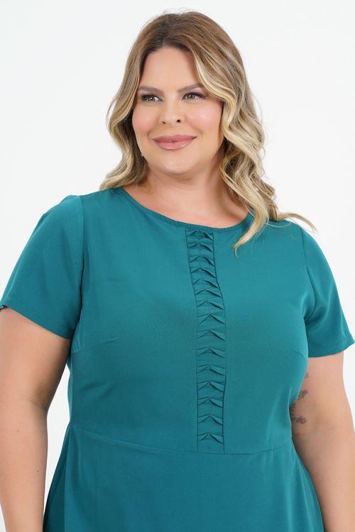 Vestido Plus Size Remanso Médio