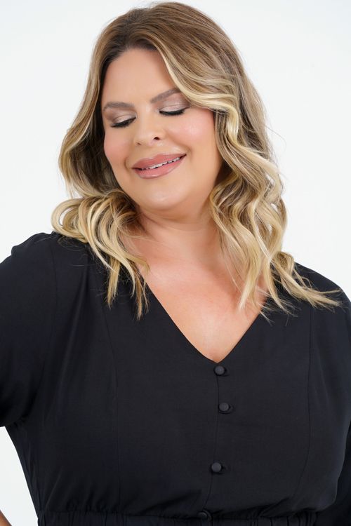 Vestido Plus Size Brandura Midi