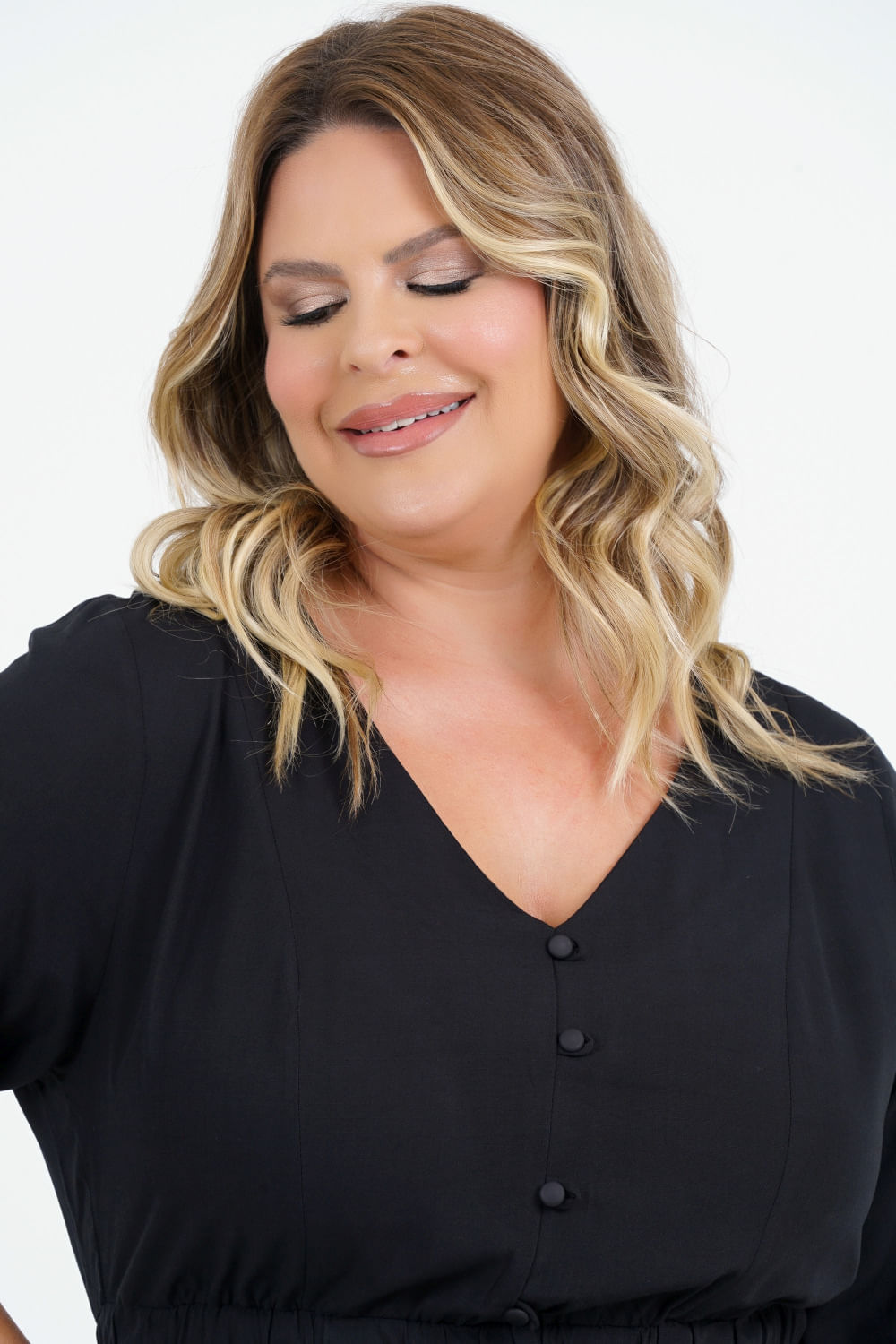 Vestido Plus Size Brandura Midi - Program Moda | Moda Plus Size Feminina