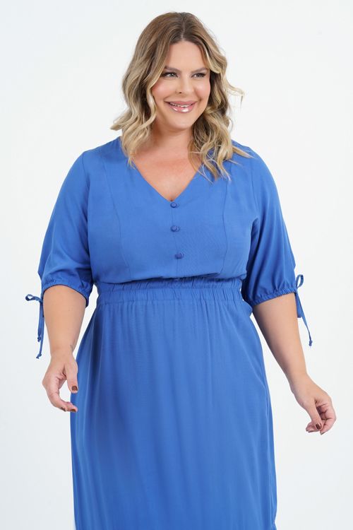 Vestido Plus Size Brandura Midi