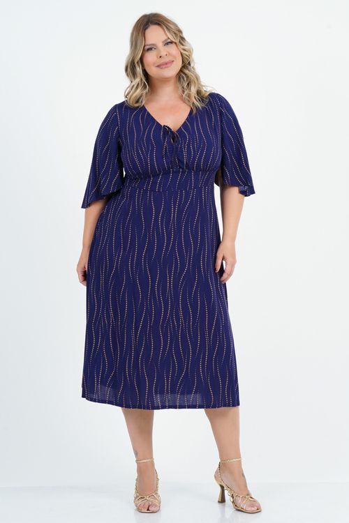 Vestido Plus Size Bonança Midi