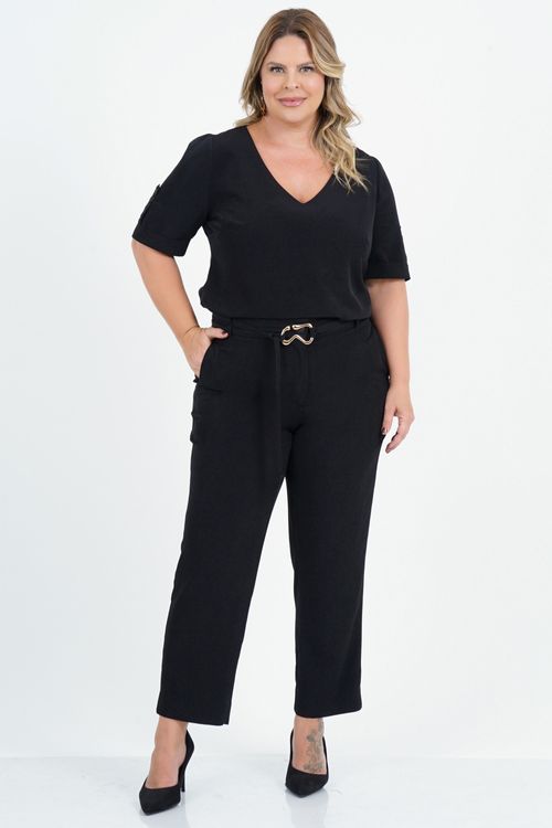 Calça Reta Plus Size Doçura