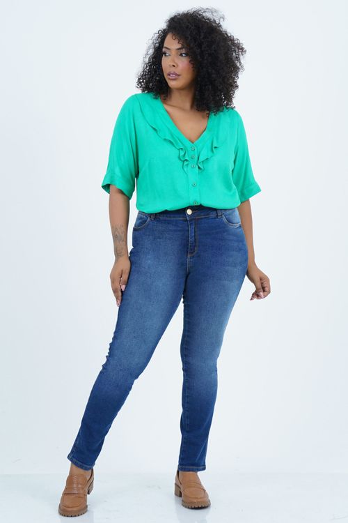 Blusa Plus Size Proteção Manga 3/4