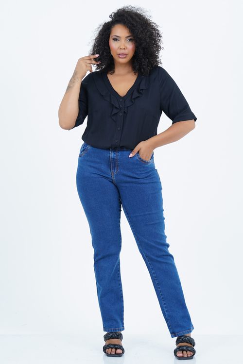Blusa Plus Size Proteção Manga 3/4