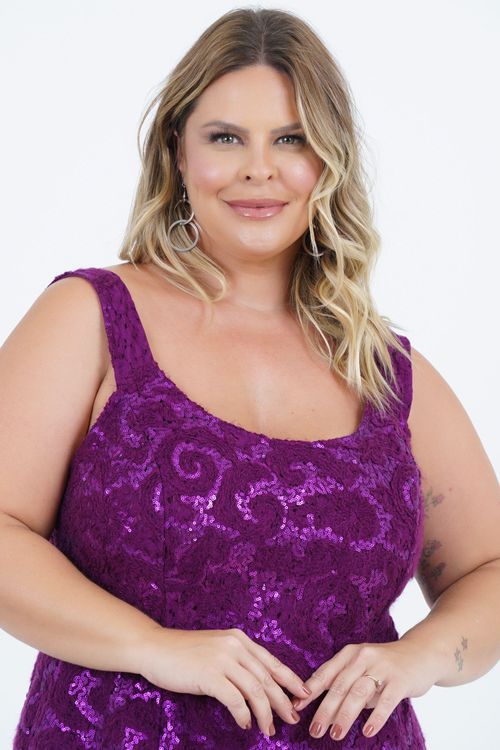 Vestido Plus Size Feminino Curto