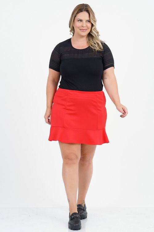 Mini Saia Plus Size Feminino Sport
