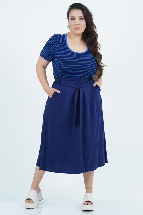 Blusa Plus Size Feminino Manga Curta Colorido