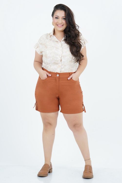 Blusa Plus Size Feminino Manga Curta Estimulante