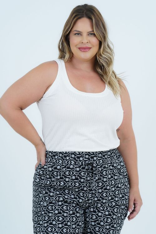 Regata Plus Size Feminino Pop