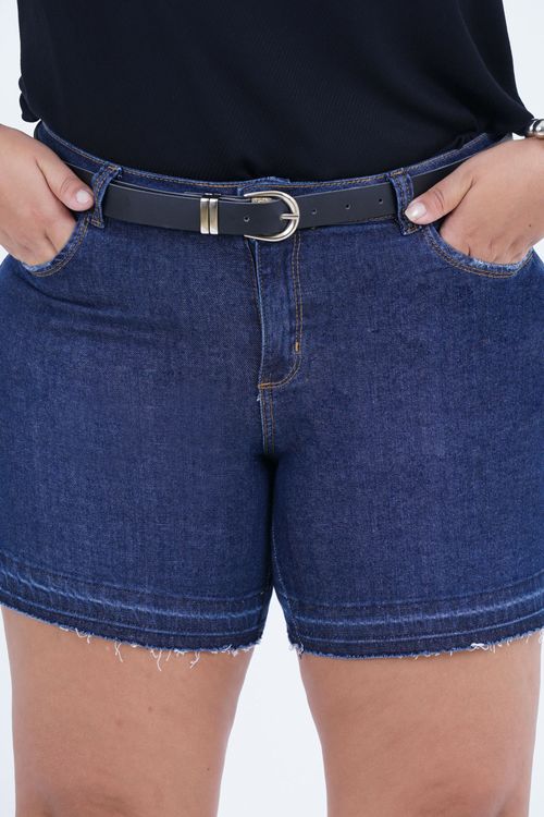 Cinto Plus Size Feminino Fivela Prata