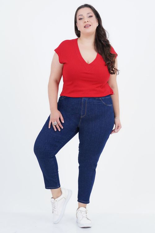 CALÇA JEGGING PLUS SIZE VALÉRIA DAS FONTES JEANS