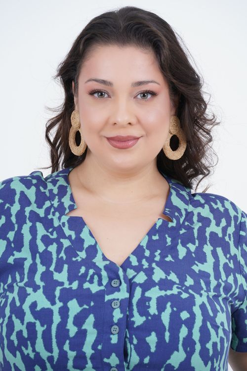 Vestido Plus Size Feminino Médio Tonica