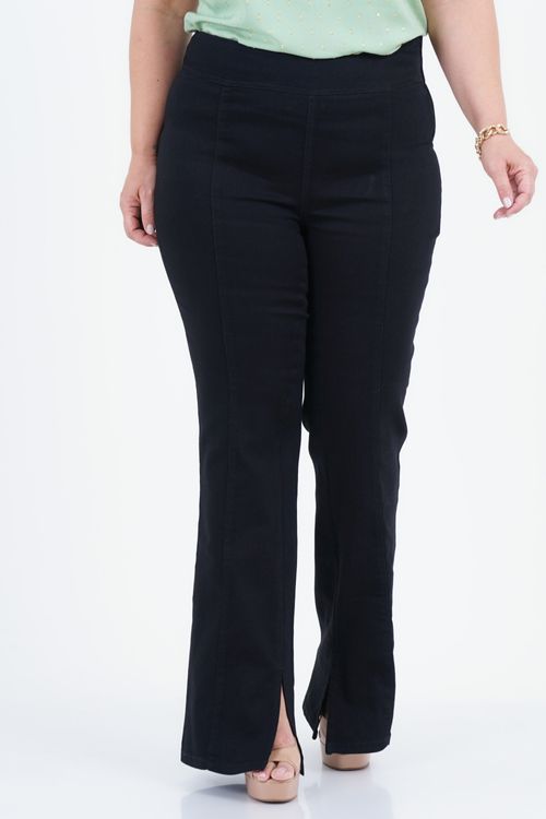 Calça Boot Cut Plus Size Blackout Etiópia